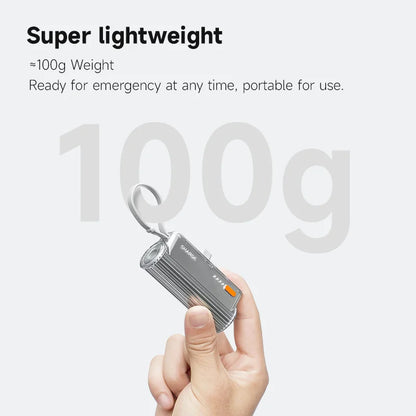 SHARGE Flow mini Power Bank Built-in replaceable USB-C Lightning connector 5000mAh Portable Charger